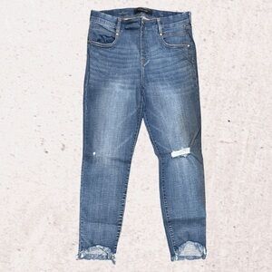 Liverpool Blue Ankle Cropped Jeans